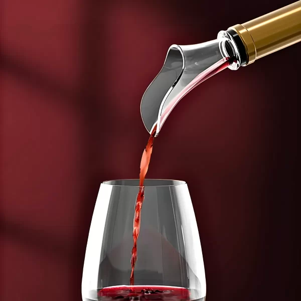 Kit Para Vinho Com Bico Aerador e Rolha Tampa a Vácuo - Image 5
