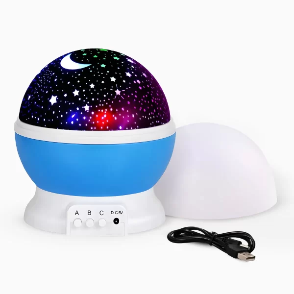 Luminária Projetor Estrelas 360º Abajur Star Master - Image 4