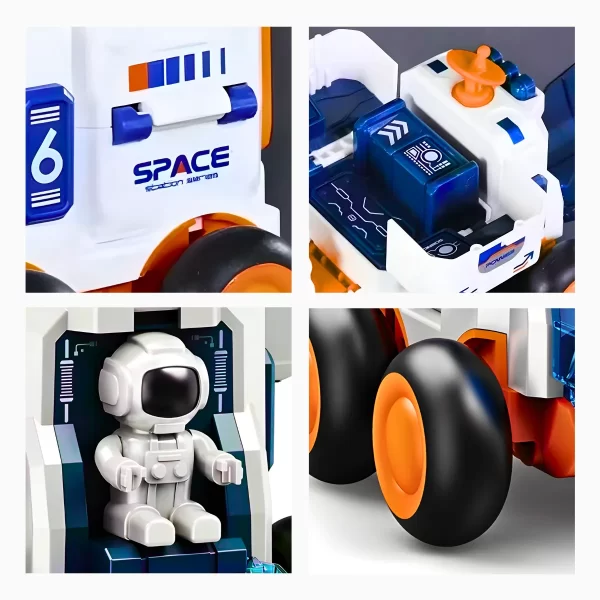 Brinquedo Carro Espacial Infantil com Astronauta - Image 7