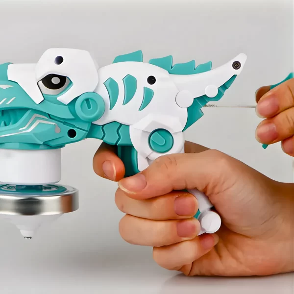 Brinquedo Beyblade Batalha Dinossauro Lançador De Disco - Image 4