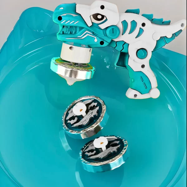 Brinquedo Beyblade Batalha Dinossauro Lançador De Disco - Image 2