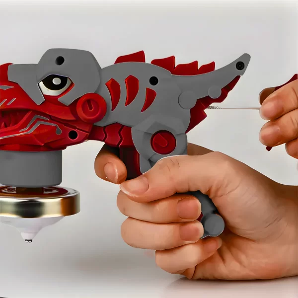 Brinquedo Beyblade Batalha Dinossauro Lançador De Disco - Image 4