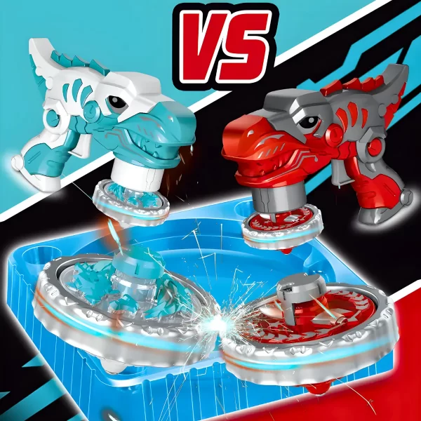 Brinquedo Beyblade Batalha Dinossauro Lançador De Disco - Image 5