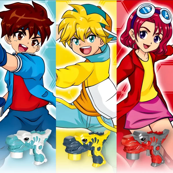 Brinquedo Beyblade Batalha Dinossauro Lançador De Disco - Image 6