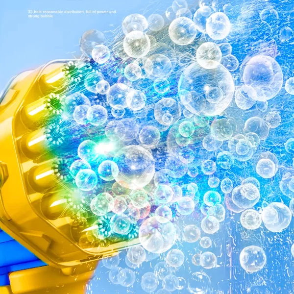 Lança Bola De Sabão Automática Pistola de Bolhas - Image 4