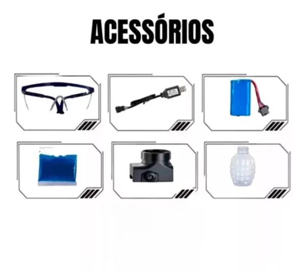 Brinquedo Arminha Bolinhas De Gel Elétrica Automática - Image 6