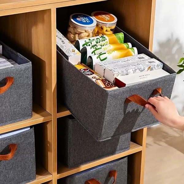 Cesto Caixa Organizadora Dobrável Para Guarda-Roupa ou Armár - Image 3