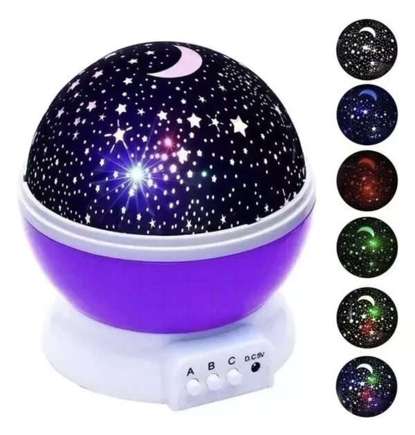 Luminária Projetor Estrelas 360º Abajur Star Master - Image 7