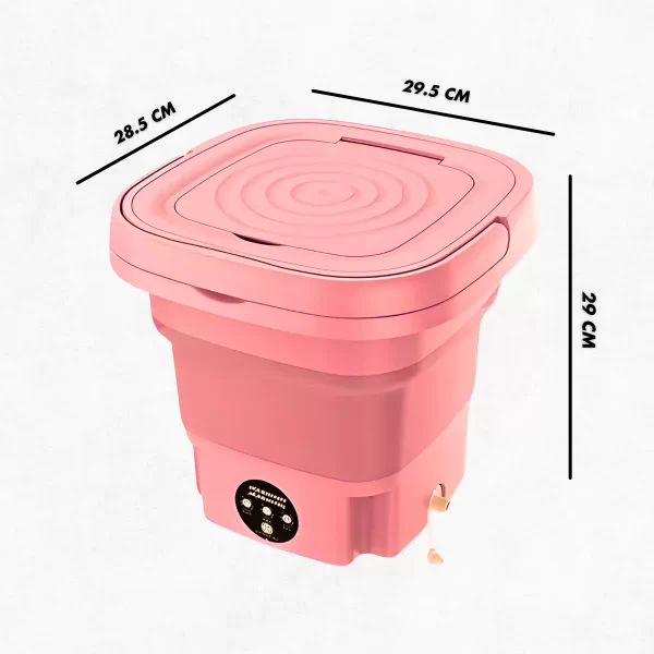 Mini Máquina de Lavar Roupa Portátil - Image 9