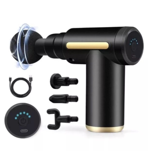 Pistola de massagem portátil para massageador muscular elétrico profissional
