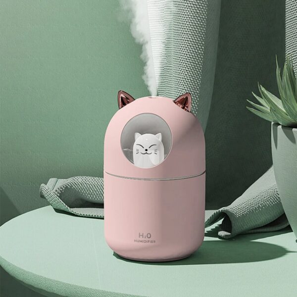 Umidificador Aromatizador Difusor Infantil Gatinho Luz Rgb - Image 5