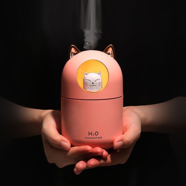 Umidificador Aromatizador Difusor Infantil Gatinho Luz Rgb - Image 3