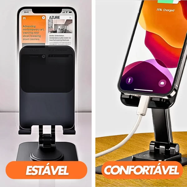 Suporte Articulado De Mesa Para Tablet E Smartphone - Image 5