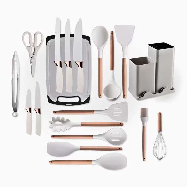 Kit Utensílios de Cozinha Jogo Completo 19 Peças - Image 8