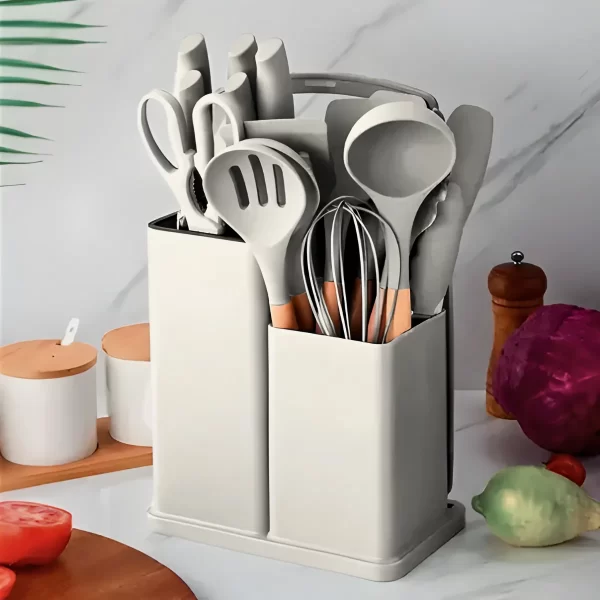Kit Utensílios de Cozinha Jogo Completo 19 Peças - Image 2