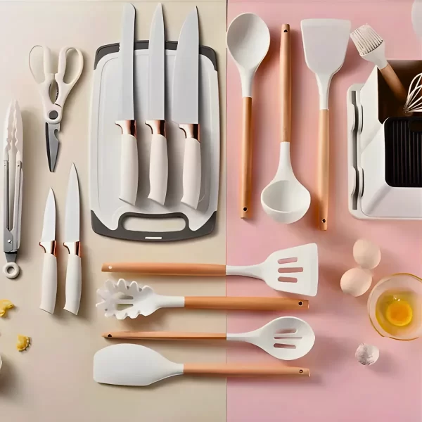 Kit Utensílios de Cozinha Jogo Completo 19 Peças - Image 5
