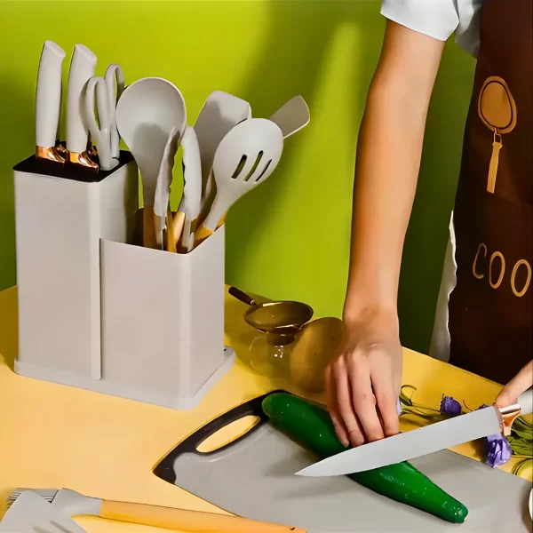 Kit Utensílios de Cozinha Jogo Completo 19 Peças - Image 6