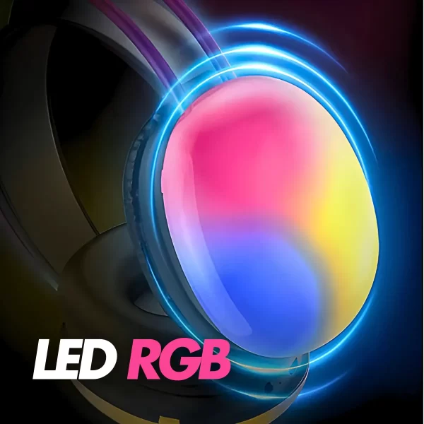 Fone De Ouvido Sem Fio Bluetooth V5.3 Com LED - Image 6