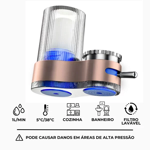 Purificador de Água - Filtro Lavável e Removível - Image 9