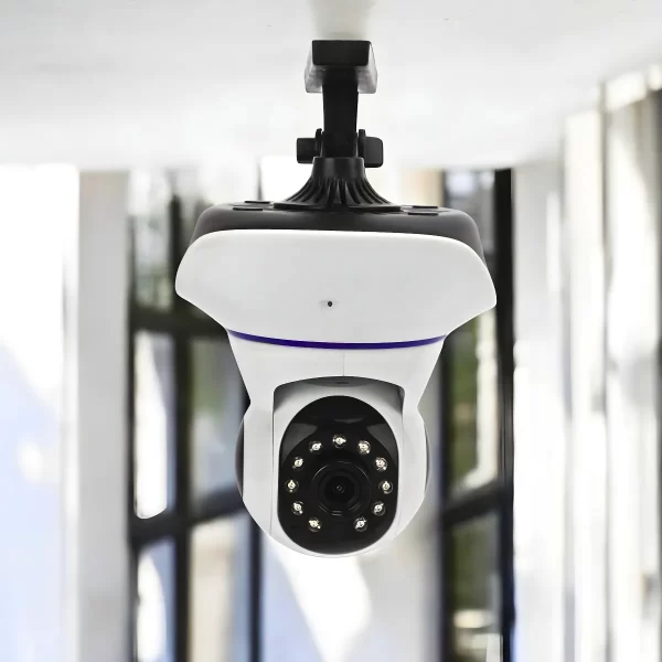 Câmera Ip Sem Fio 360° 3 Antenas HD Wifi Visão Noturna Alarm - Image 7