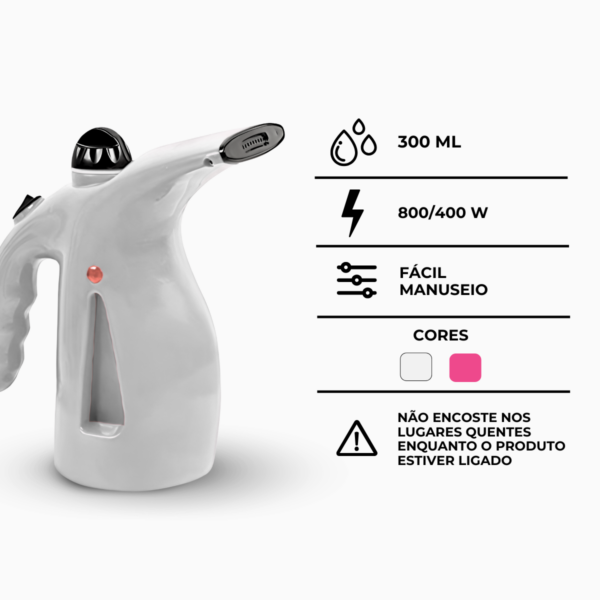 Ferro a Vapor 4 em 1 Para Roupas Domésticas e Cuidados Facia - Image 8