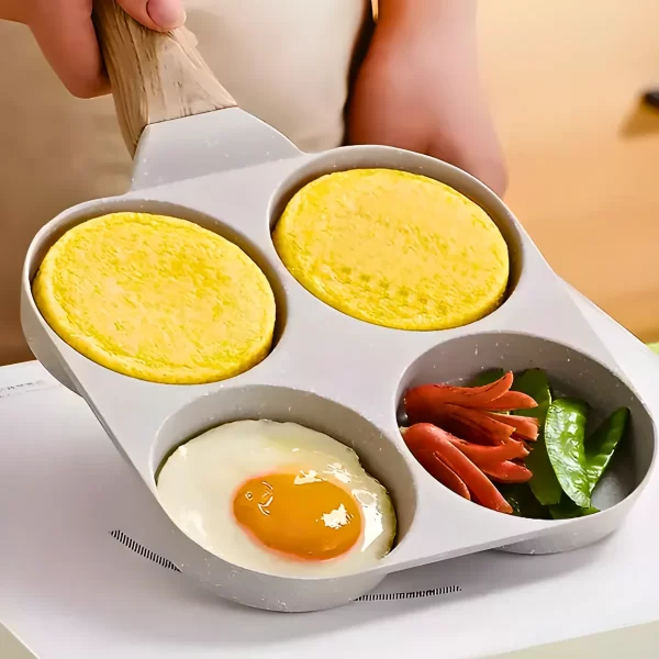 Panela Antiaderente Frigideira 4 Em 1 Para Panquecas Ovos e - Image 7