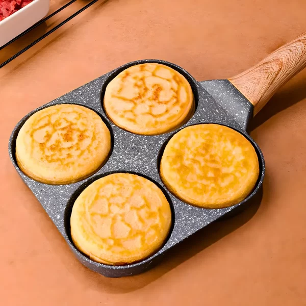 Panela Antiaderente Frigideira 4 Em 1 Para Panquecas Ovos e - Image 6