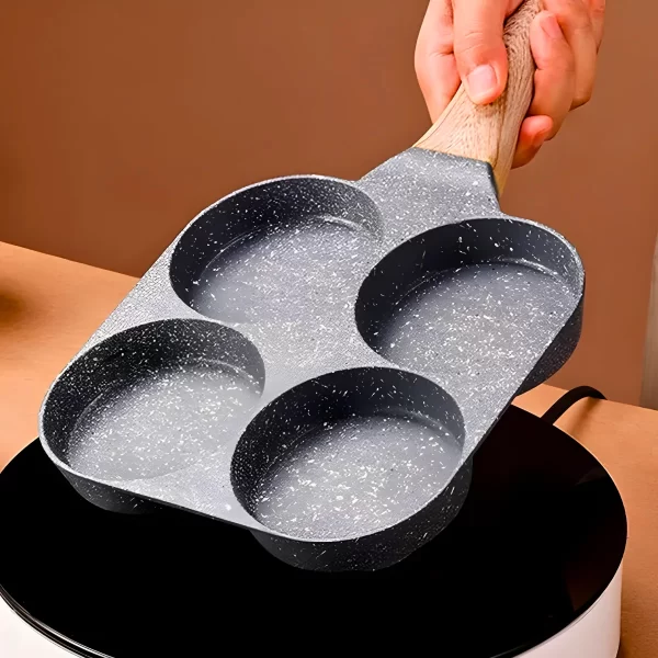 Panela Antiaderente Frigideira 4 Em 1 Para Panquecas Ovos e - Image 3