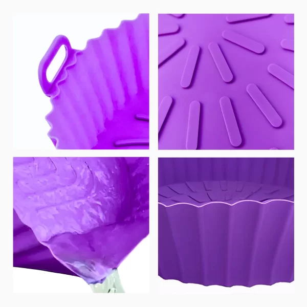 Forma de silicone reutilizável para fritadeira a ar Air Frye - Image 9