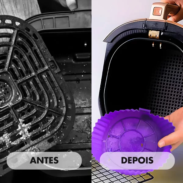 Forma de silicone reutilizável para fritadeira a ar Air Frye - Image 8