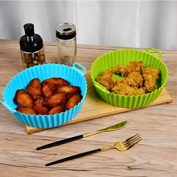 Forma de silicone reutilizável para fritadeira a ar Air Frye - Image 3