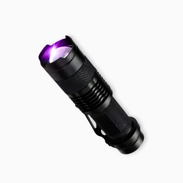 Lanterna Recarregável Luz Negra Uv Resistente A Água