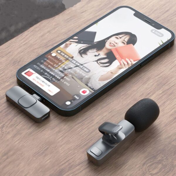 Microfone Lapela Wireless Sem Fio Para iPhone iPad Lightning - Image 7